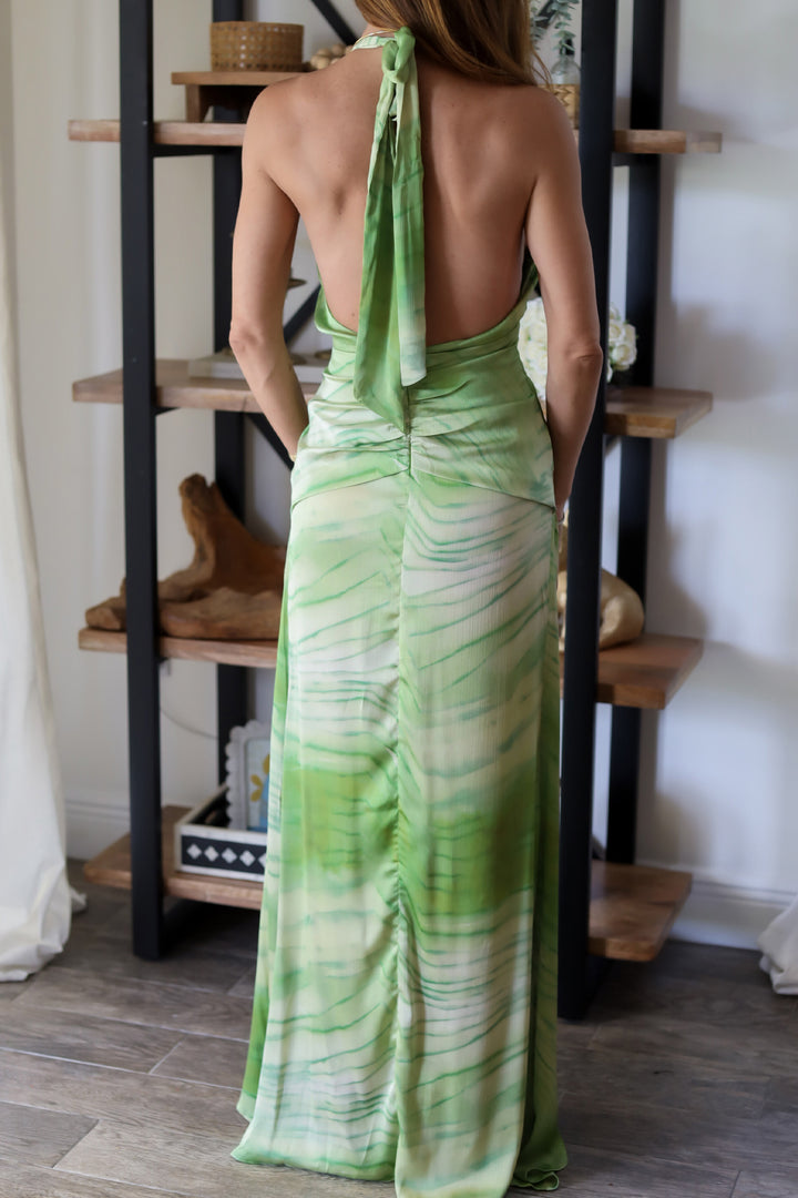 Citrine Sunset Maxi Dress