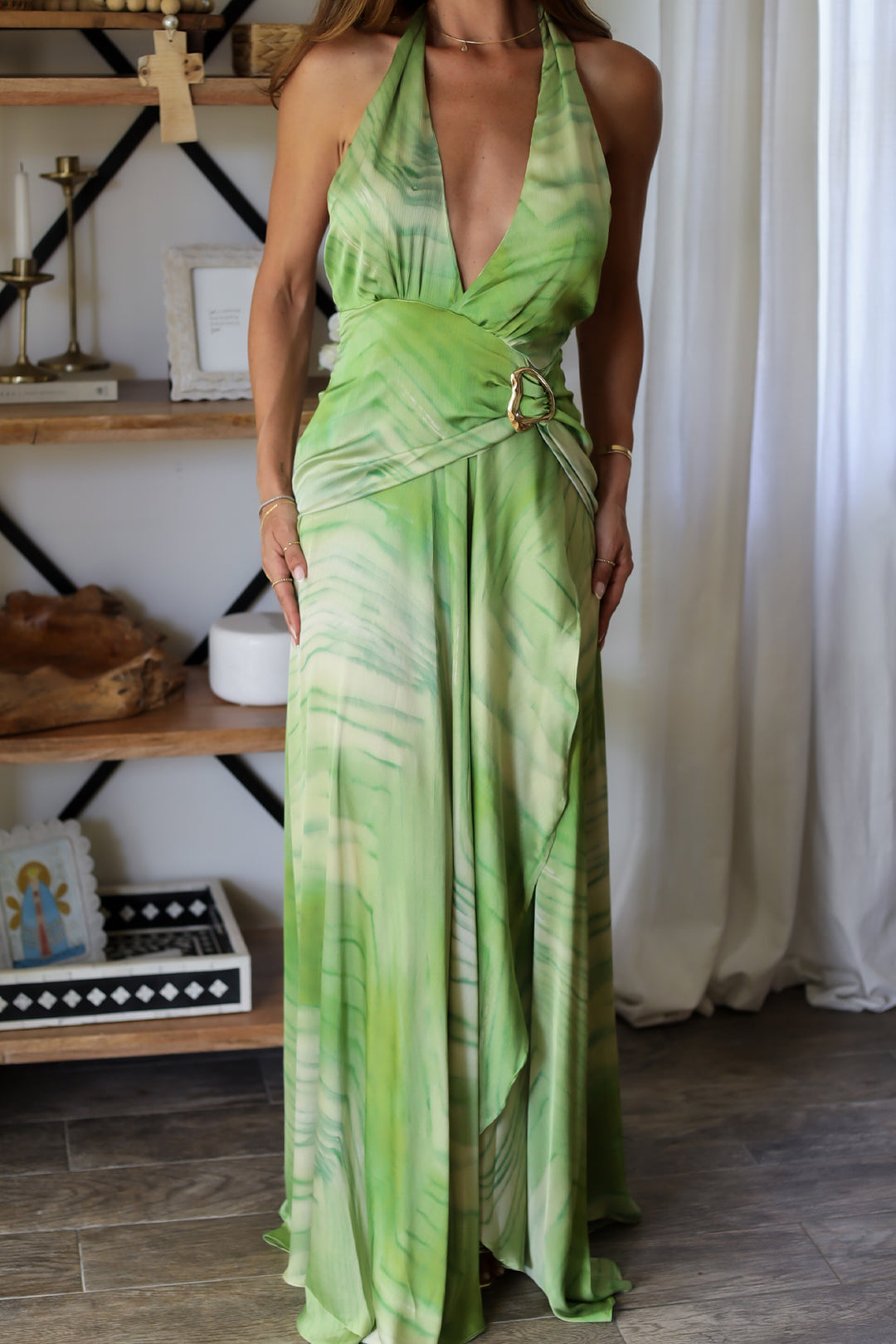 Citrine Sunset Maxi Dress