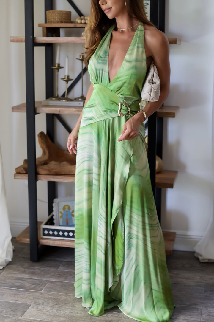 Citrine Sunset Maxi Dress