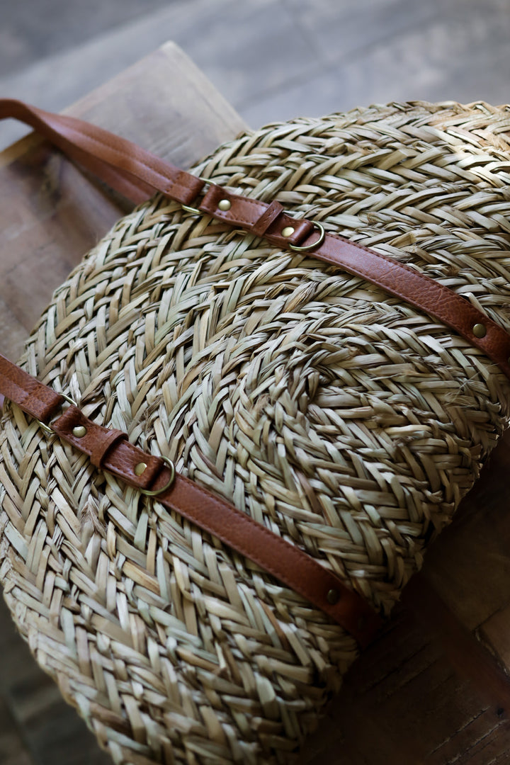 Moana Rattan Beach Bag