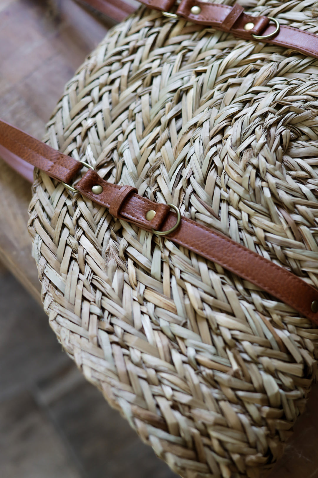 Moana Rattan Beach Bag