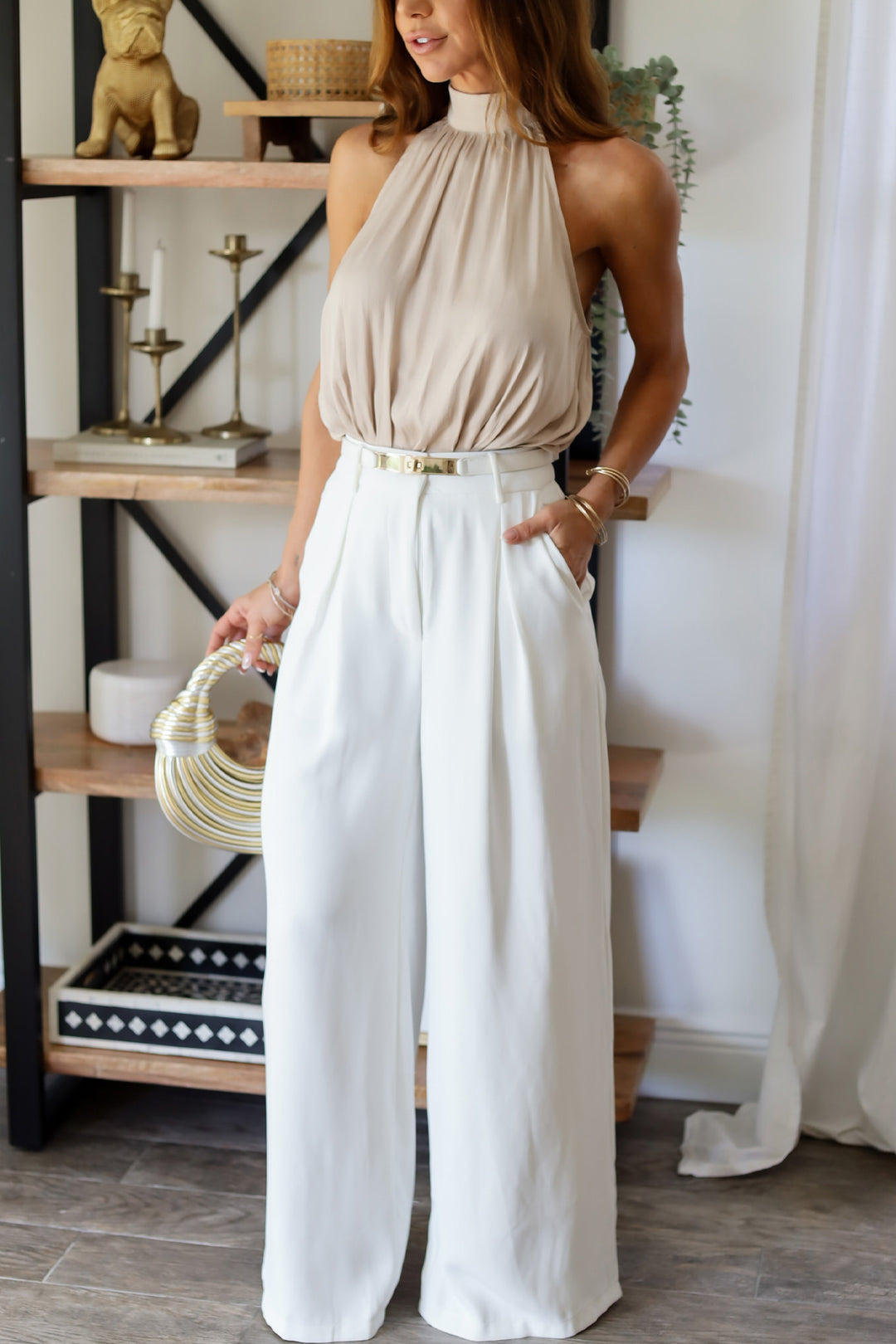 Audrey Pleated Trousers- 2 Colors