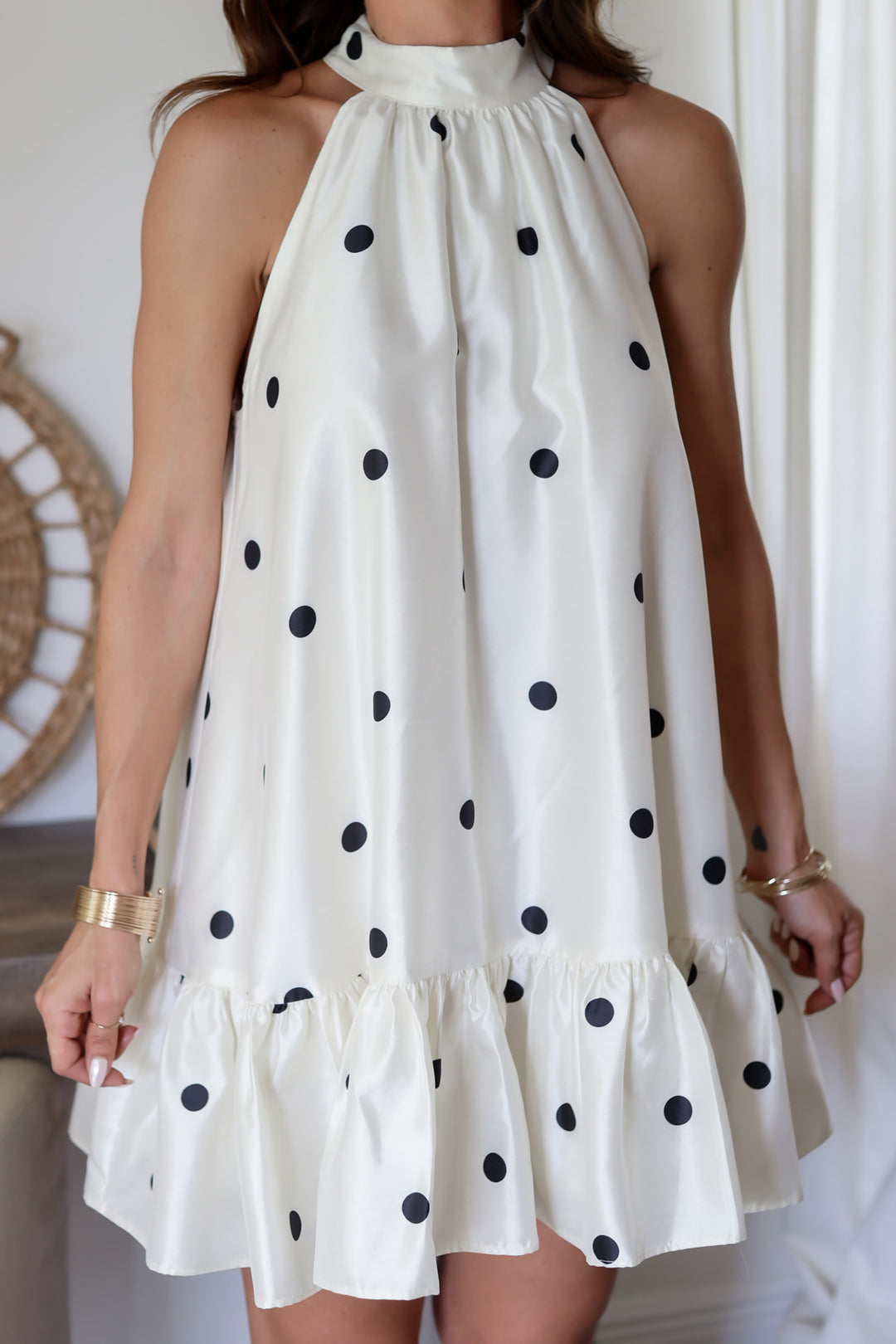 Willa Polka Dot Mini- Ivory