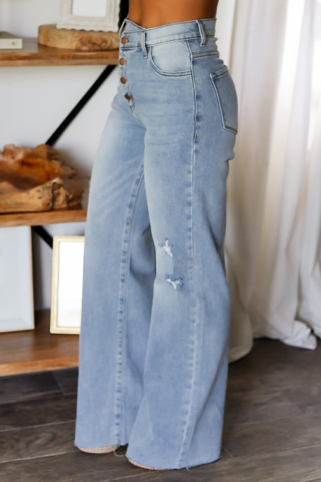 Wren Asym. Wide Leg Pants
