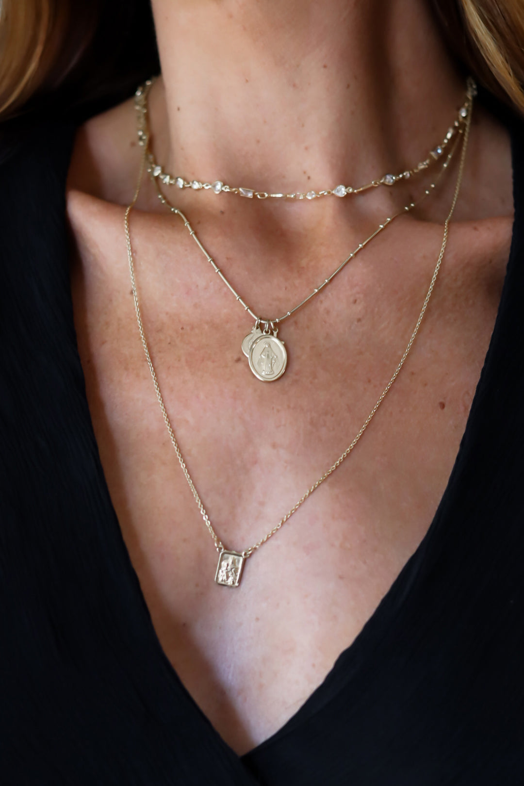 Diamond Shapes Necklace