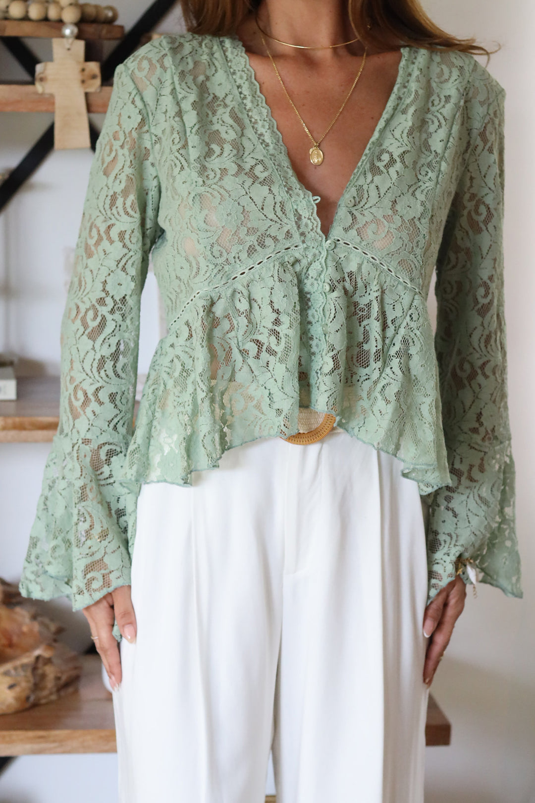 Cindy Lace Top - 4 Colors