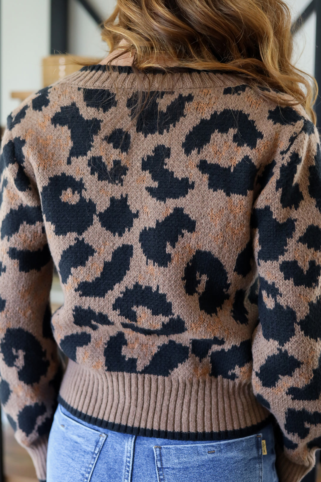 Cindy Leopard Cardi