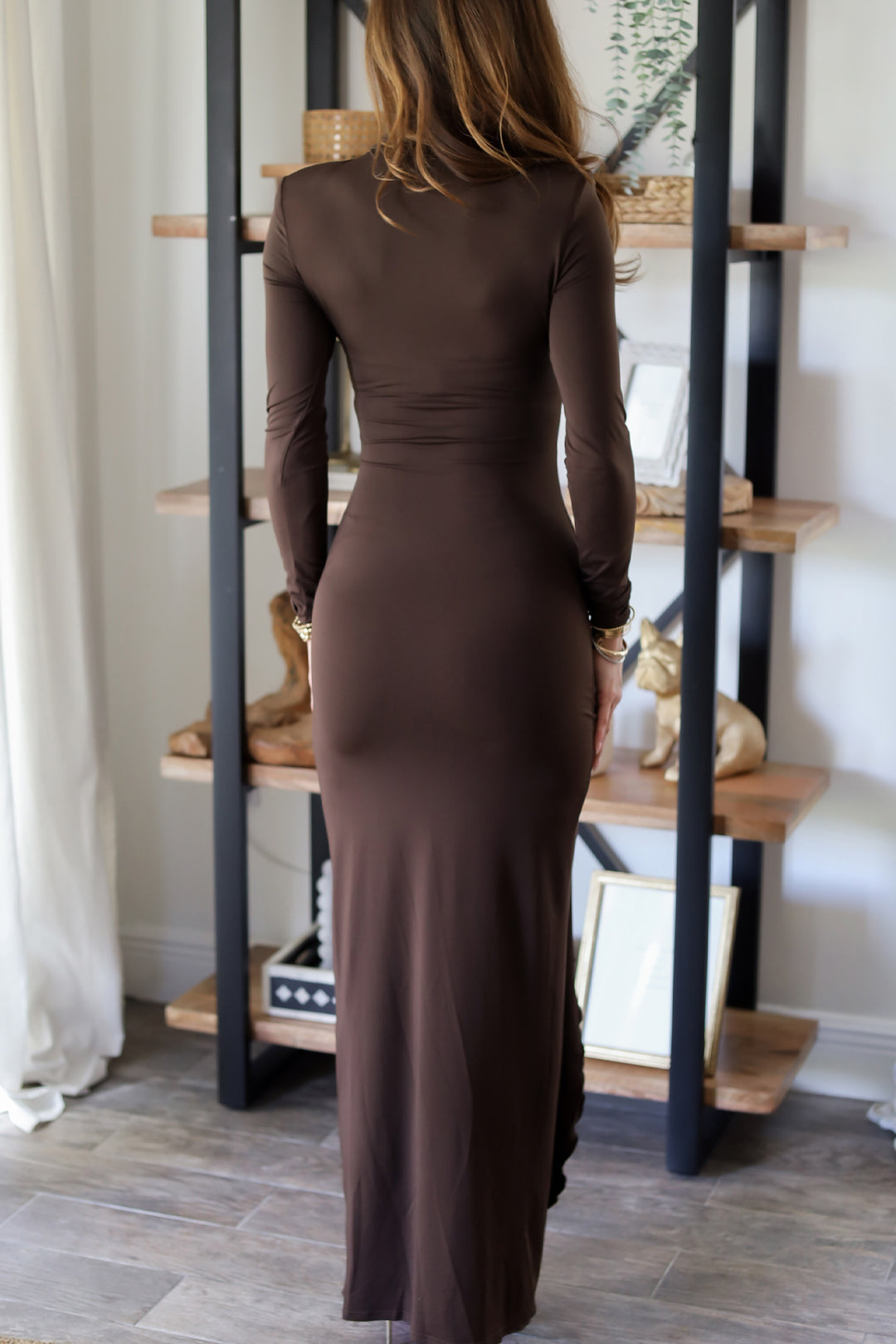 Isabella Mock Neck Gown - 2 Colors