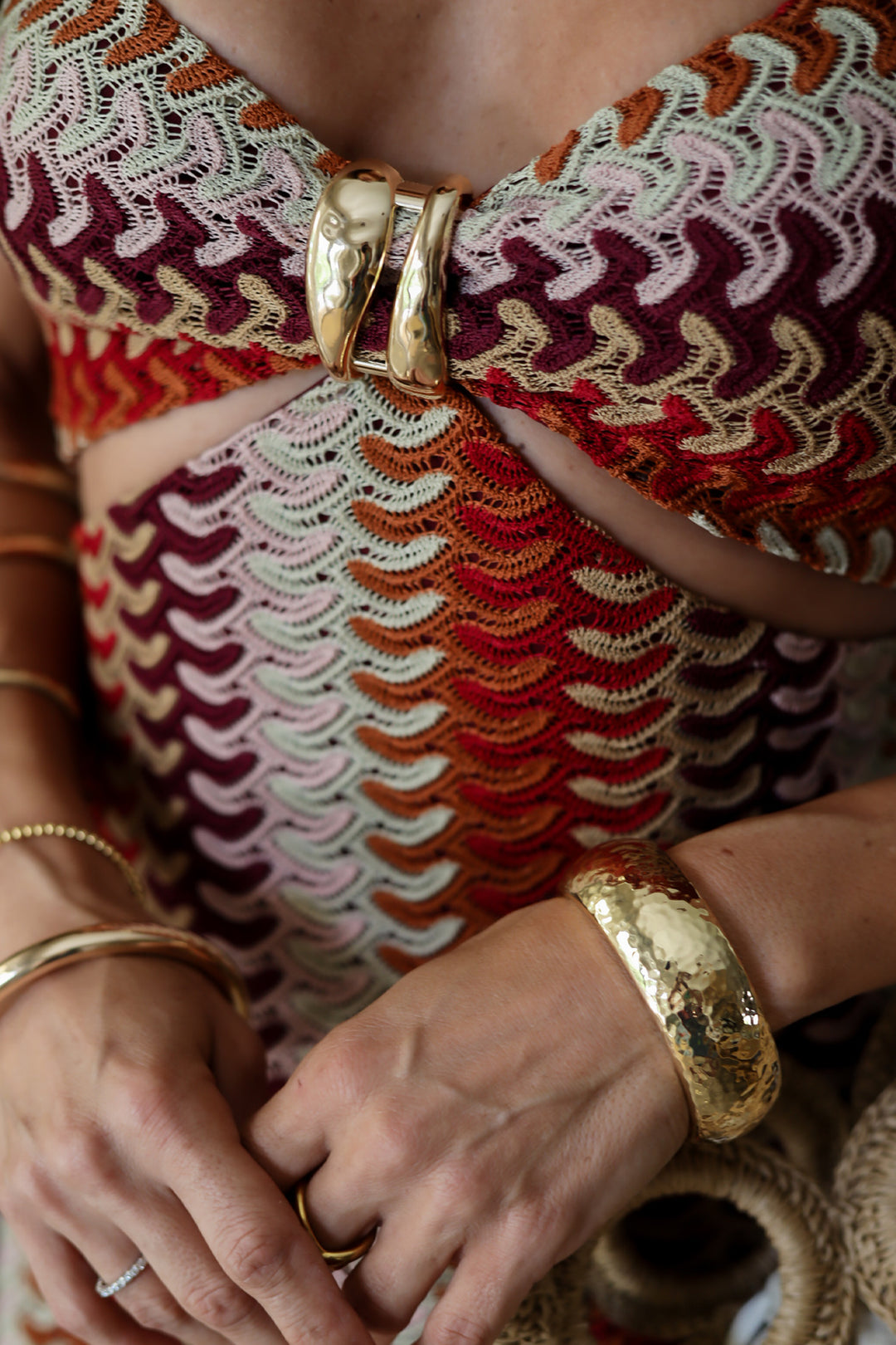 Cabo Crochet Maxi - Brown