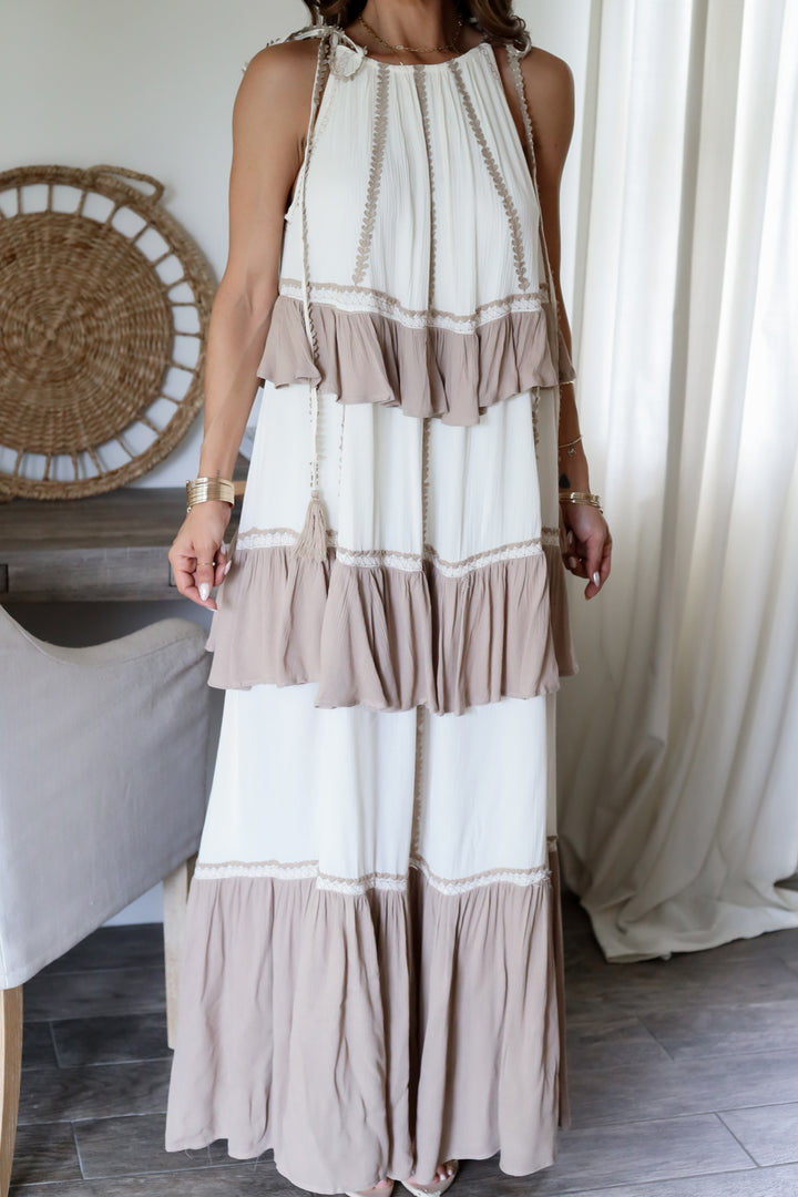 Kailani Maxi Dress - Taupe