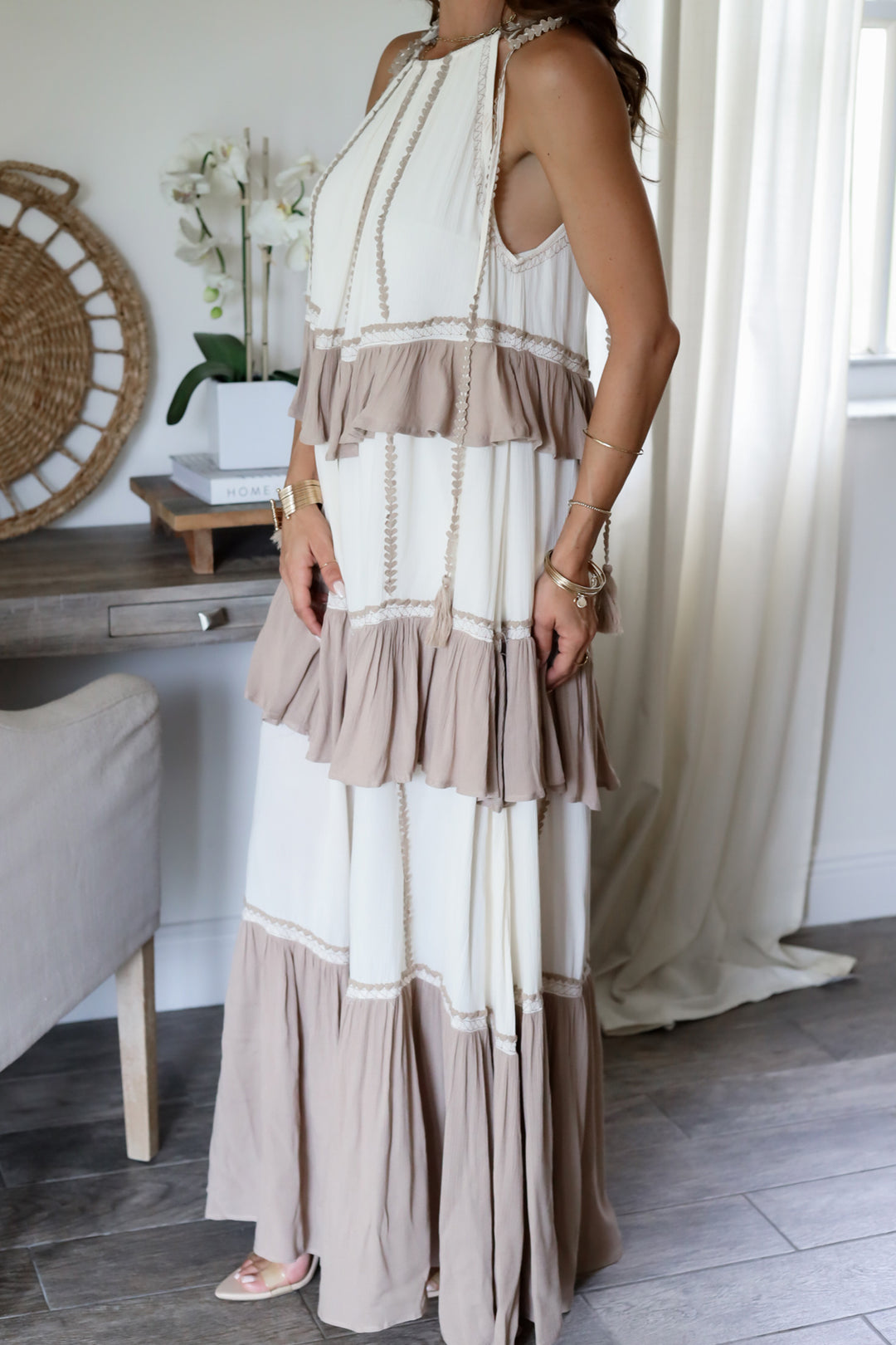 Kailani Maxi Dress - Taupe