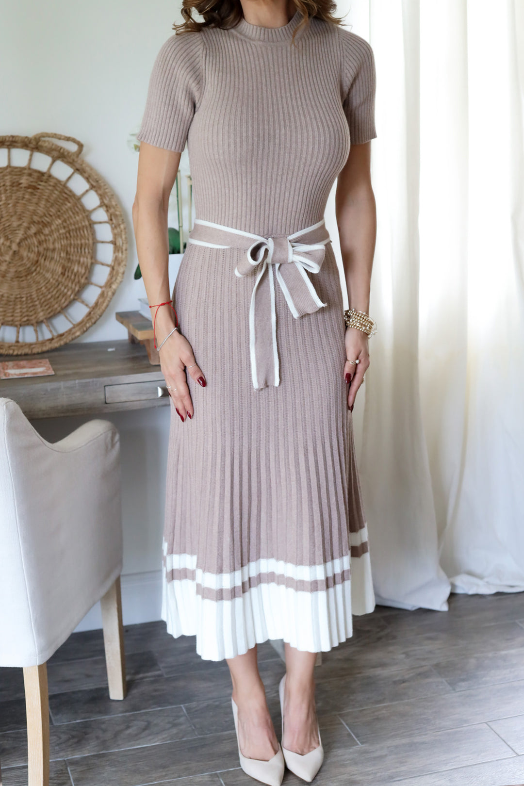 Adeline Knit Midi Dress