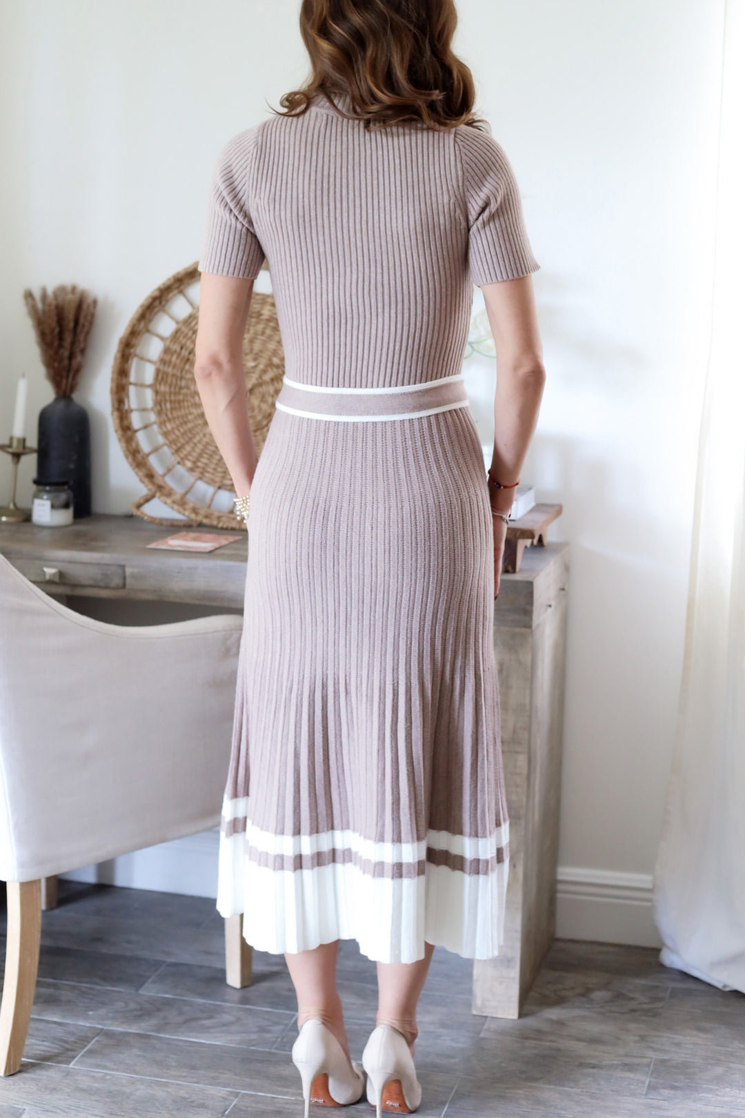 Adeline Knit Midi Dress