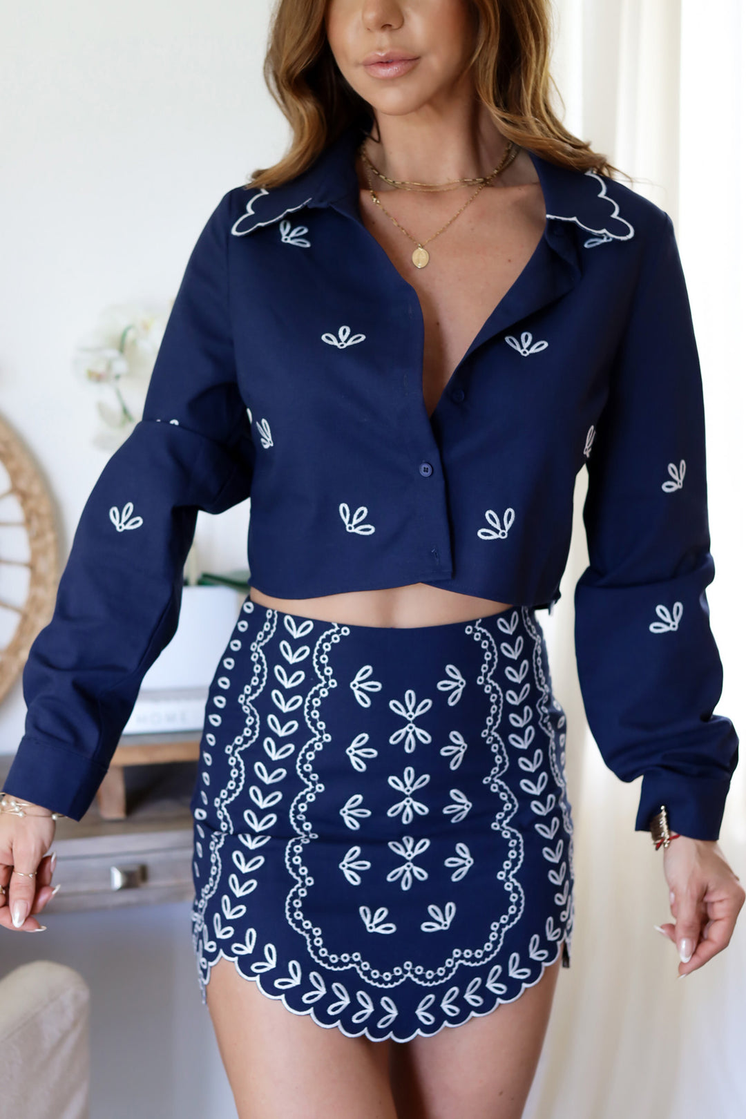 Milan Embroidered Blouse