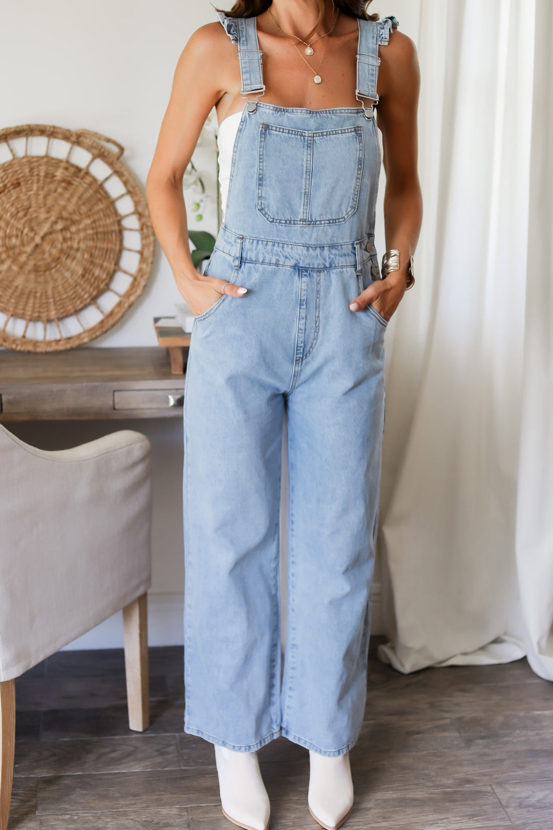 Robin Ruffle Overalls