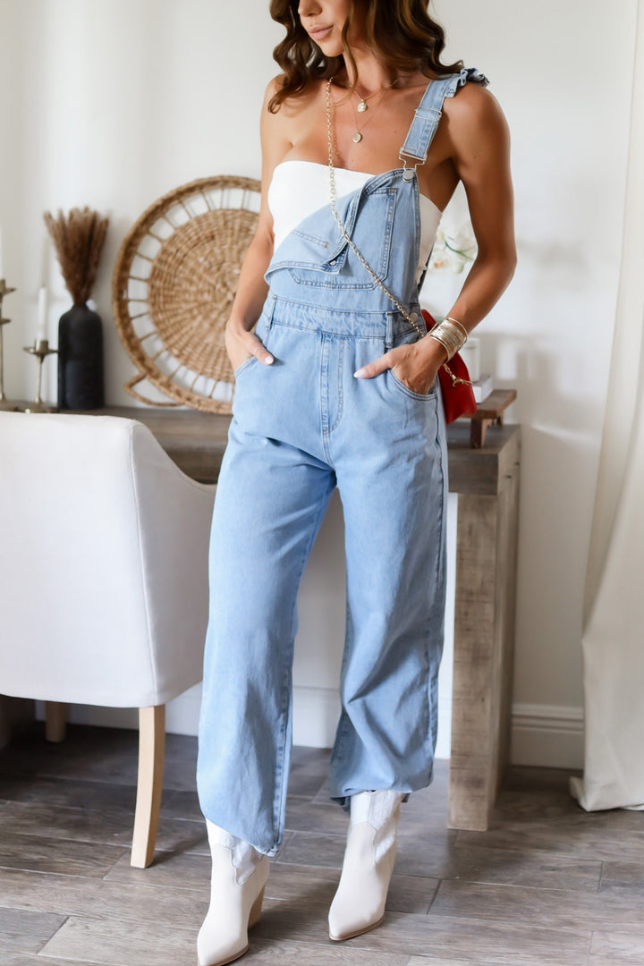 Robin Ruffle Overalls