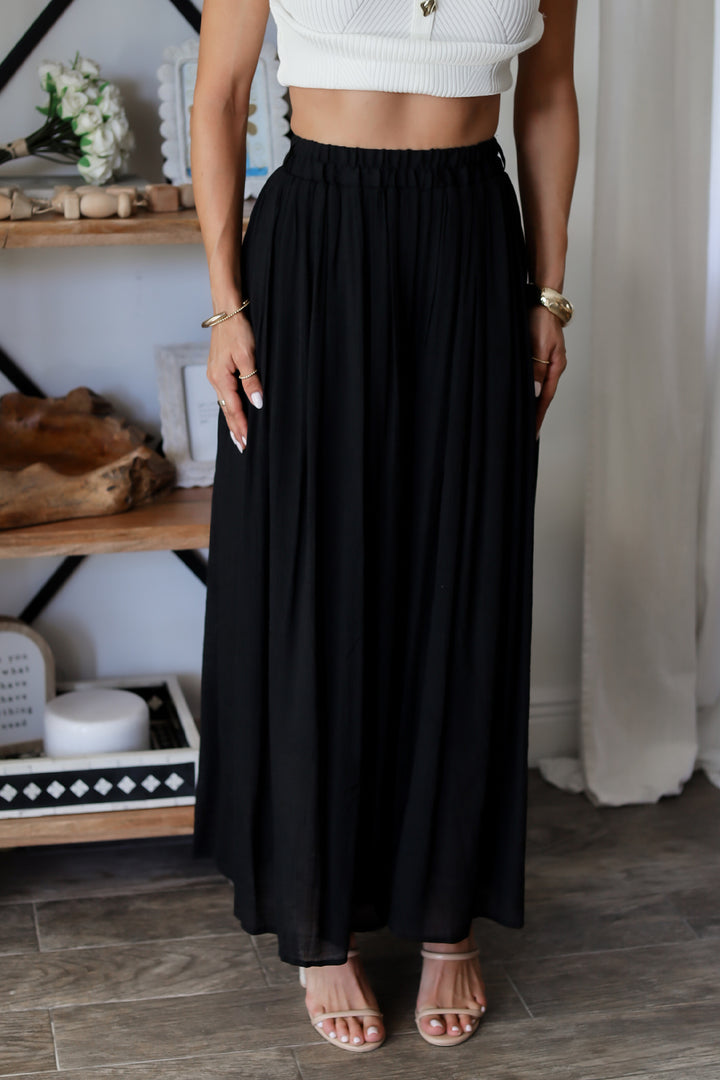 Olivia Cropped Palazzo Pant - 4 colors