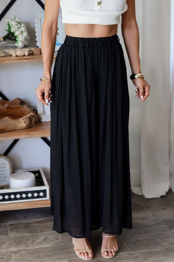 Olivia Cropped Palazzo Pant - 4 colors