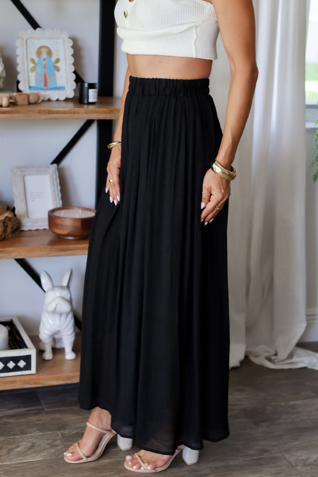 Olivia Cropped Palazzo Pant - 4 colors