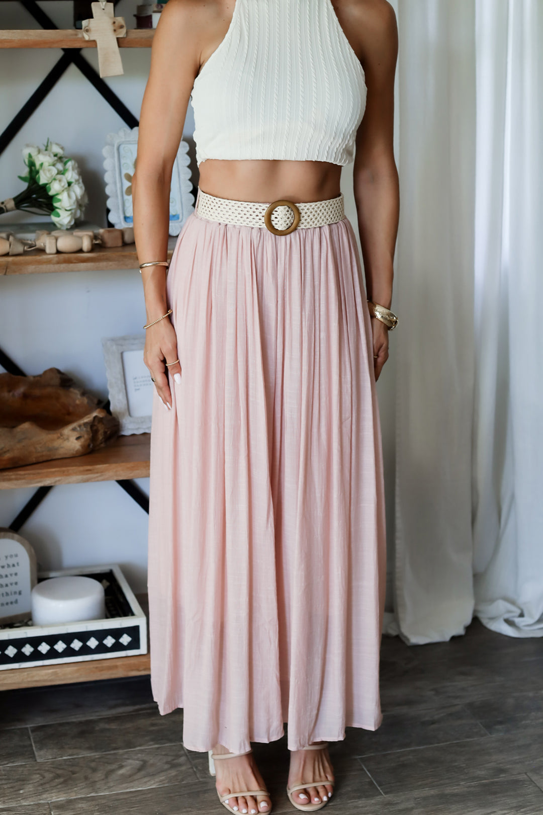 Olivia Cropped Palazzo Pant - 4 colors