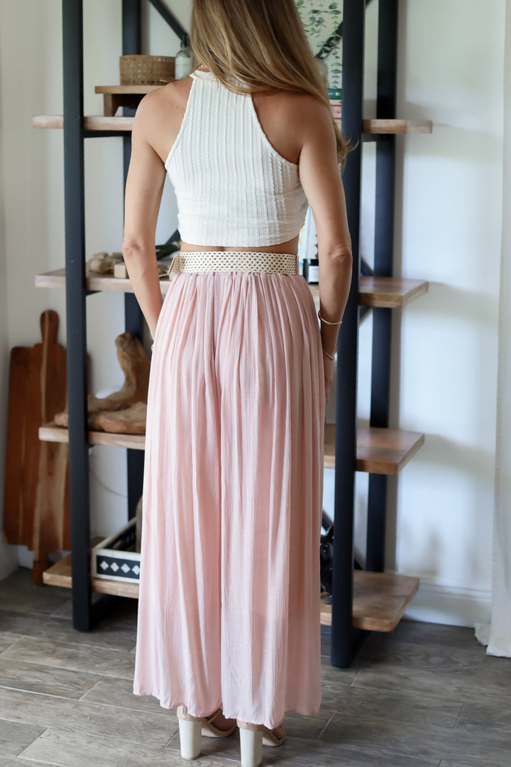 Olivia Cropped Palazzo Pant - 4 colors