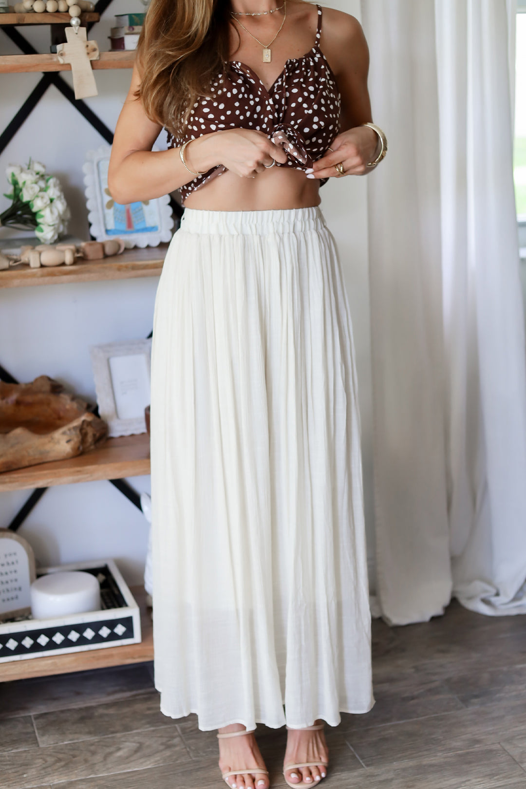 Olivia Cropped Palazzo Pant - 4 colors