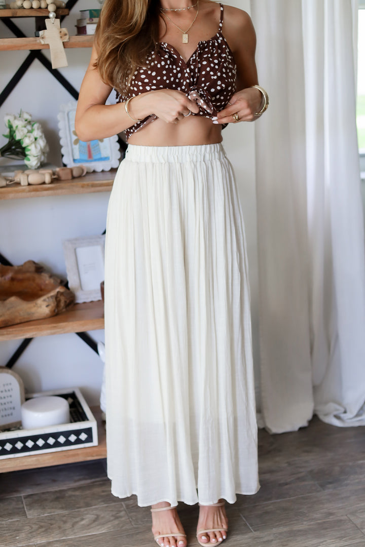 Olivia Cropped Palazzo Pant - 4 colors
