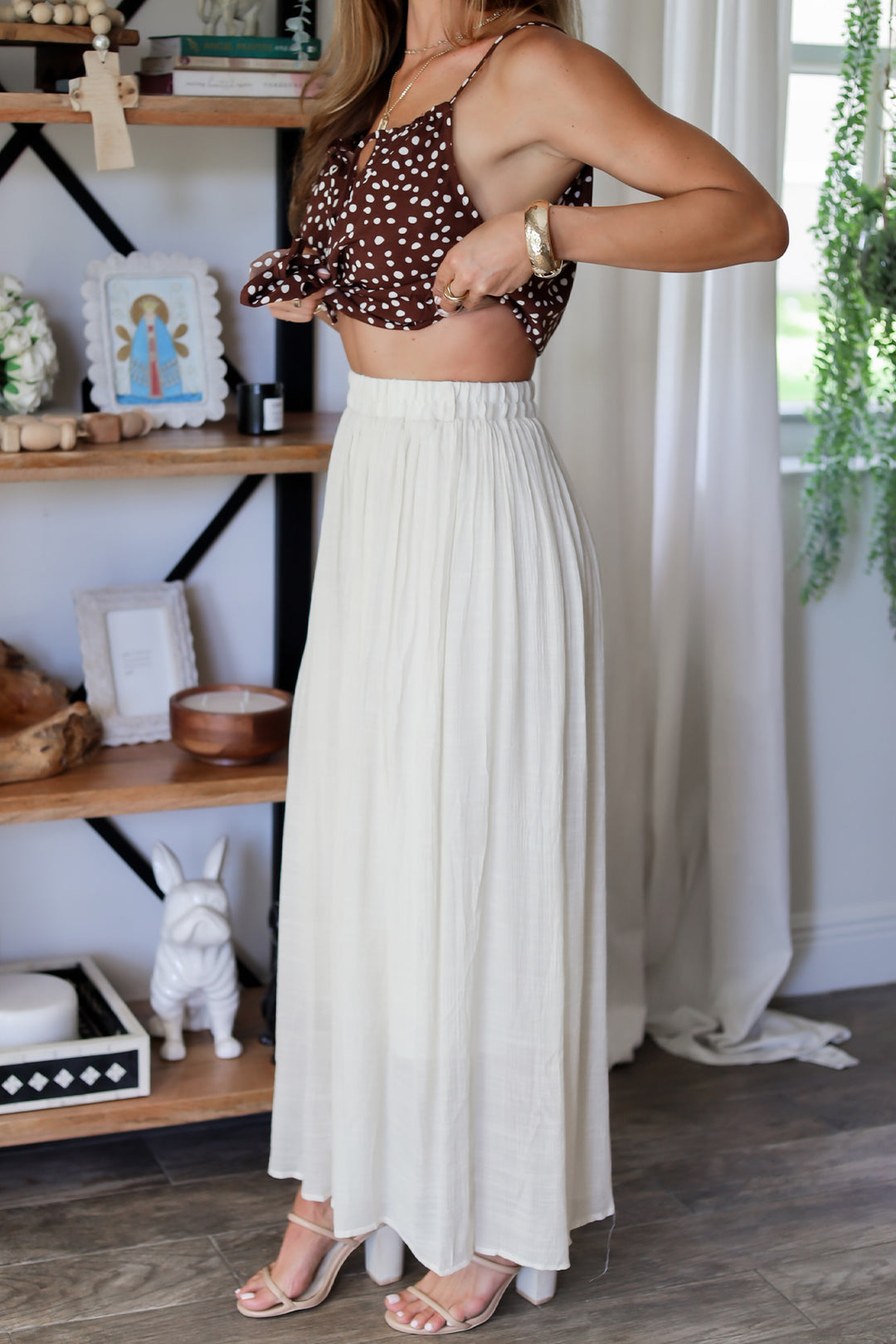 Olivia Cropped Palazzo Pant - 4 colors