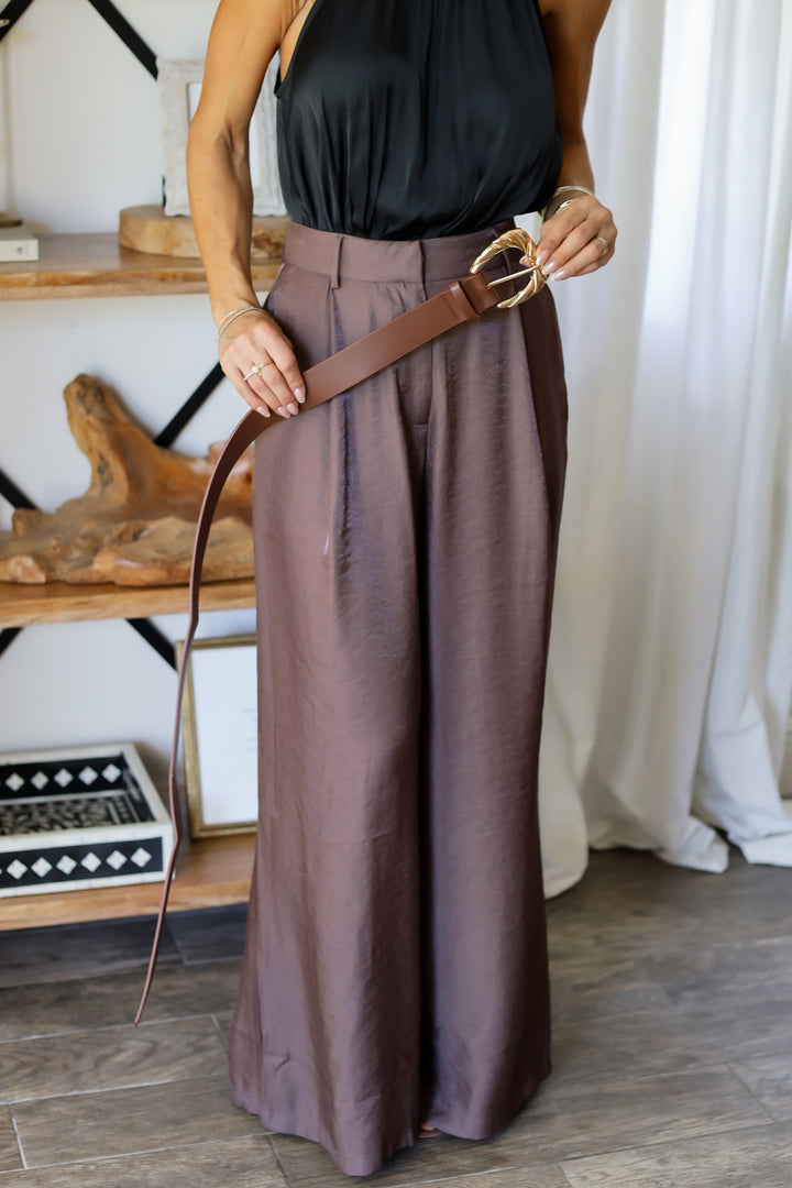 Bianca Belted Pants- 3 Colors