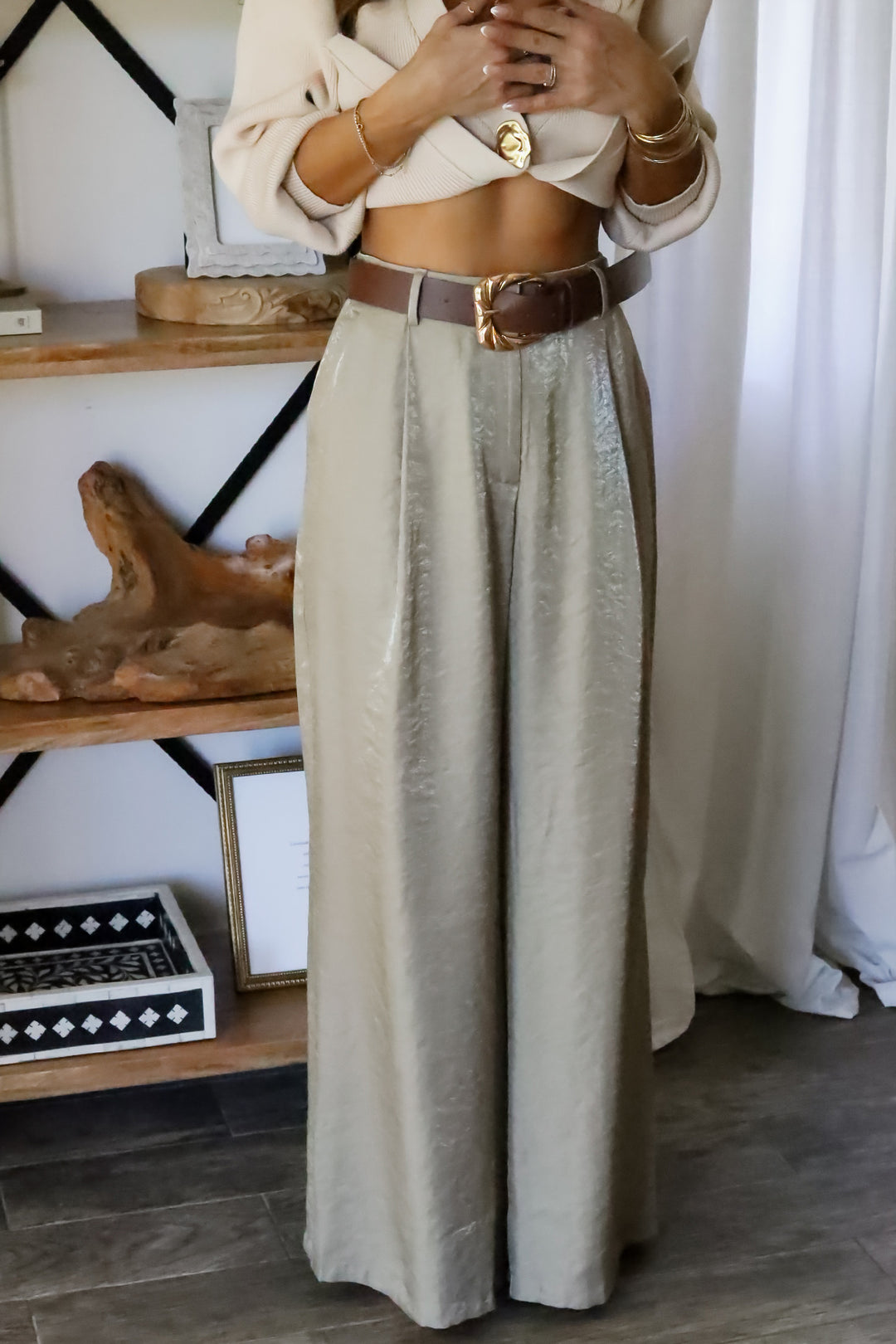 Bianca Belted Pants- 3 Colors