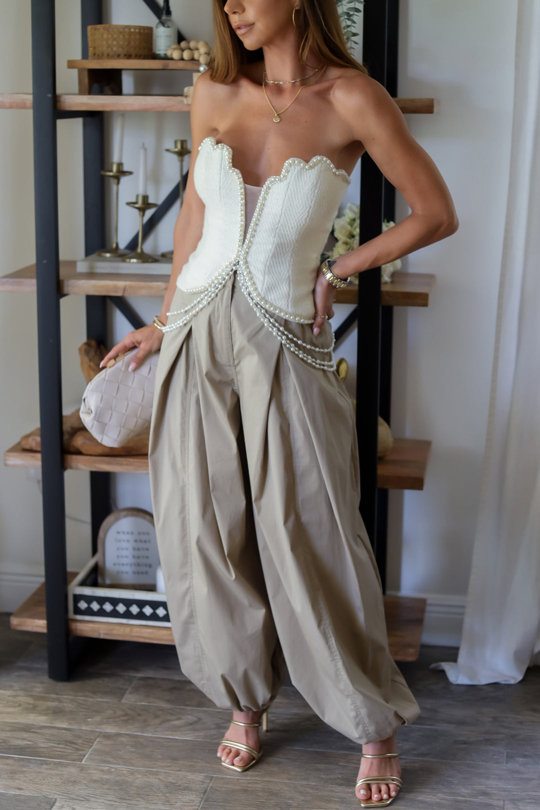 Amy Pintuck Trousers