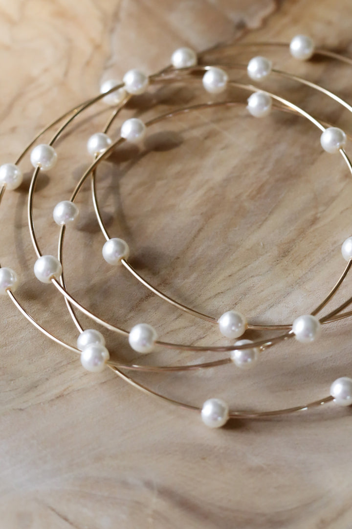 Penelope Pearl Bangles Set