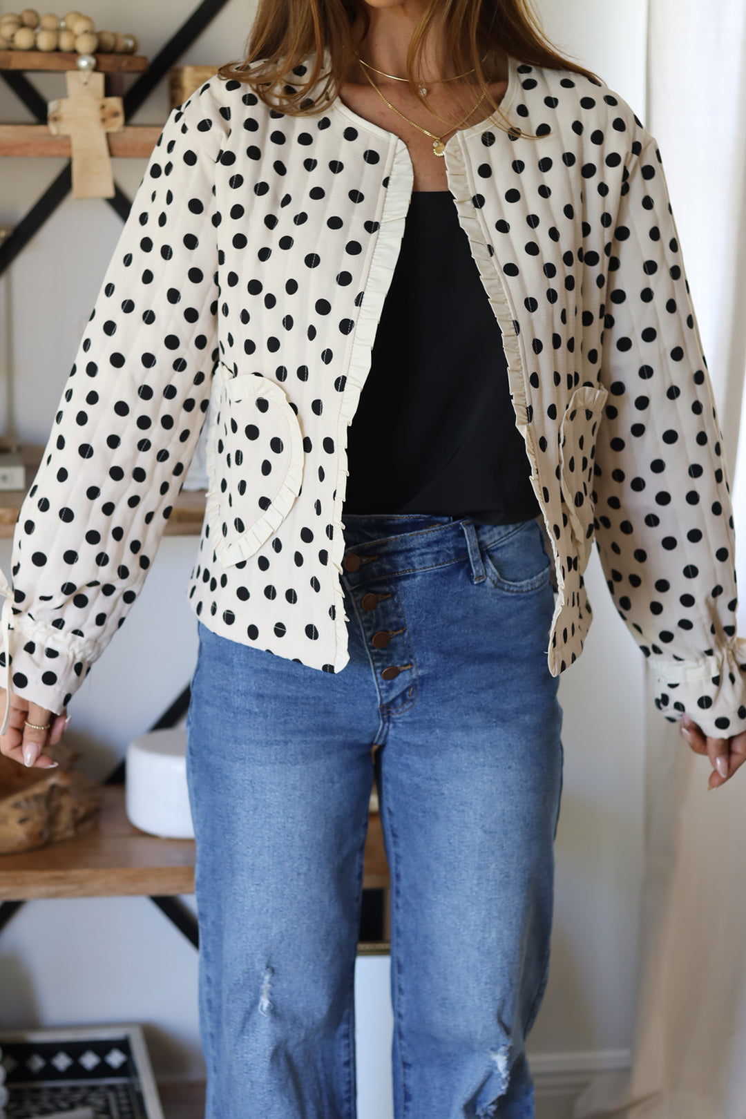 Naomi Polka Dot Jacket