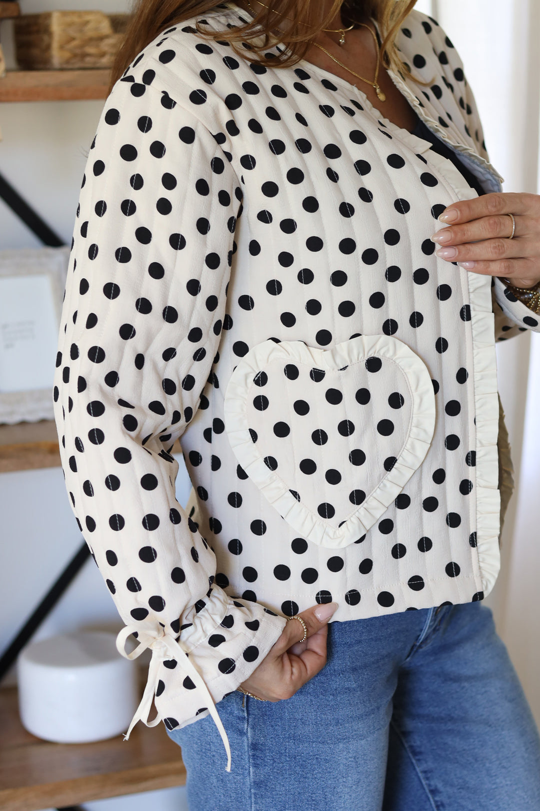 Naomi Polka Dot Jacket