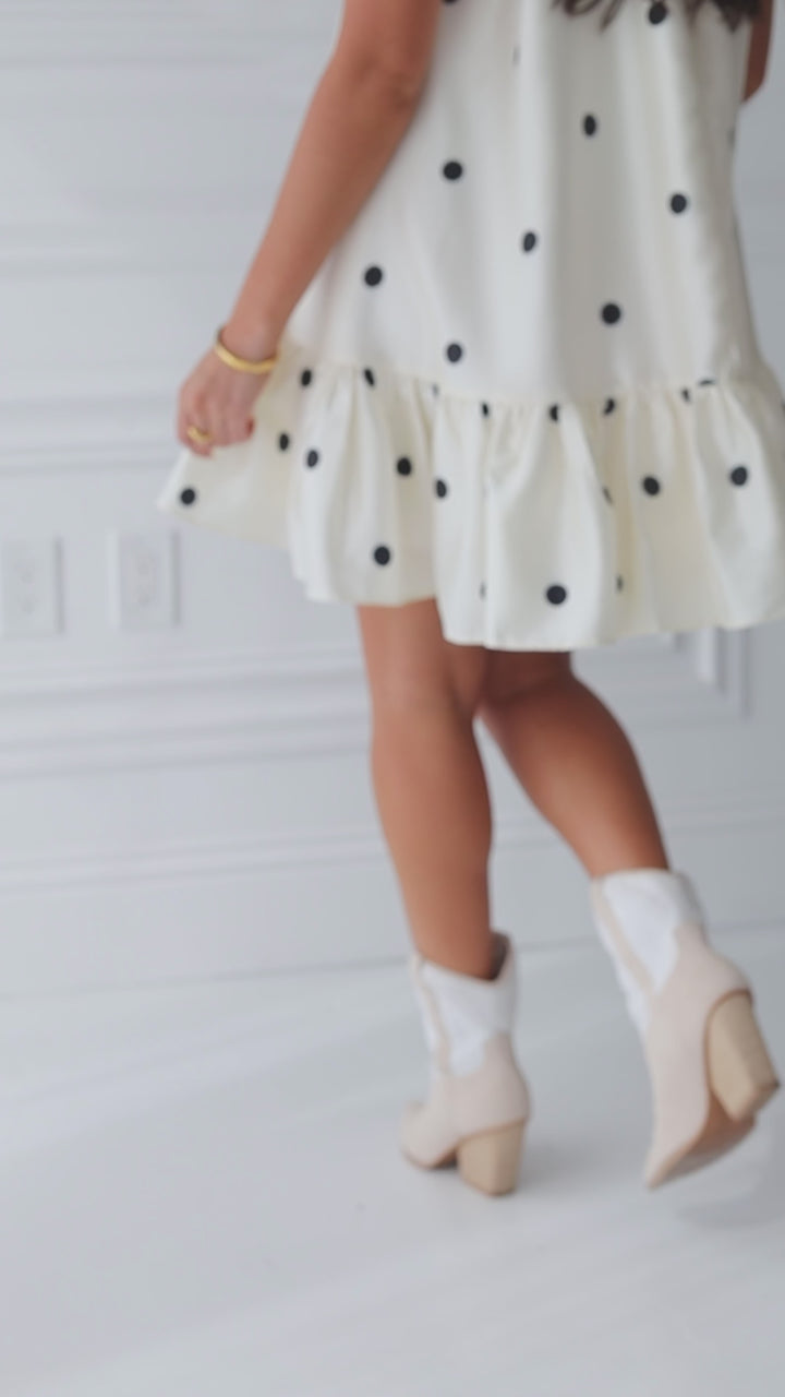 Willa Polka Dot Mini- Ivory