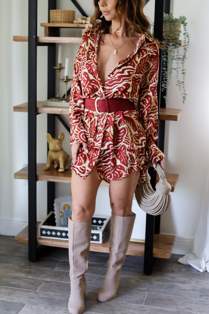 Hazel Button Up Dress