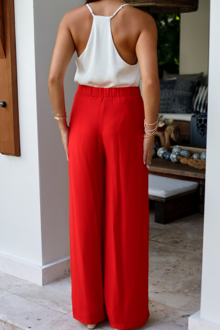 Scarlette Lace Trim Pants-2 Colors
