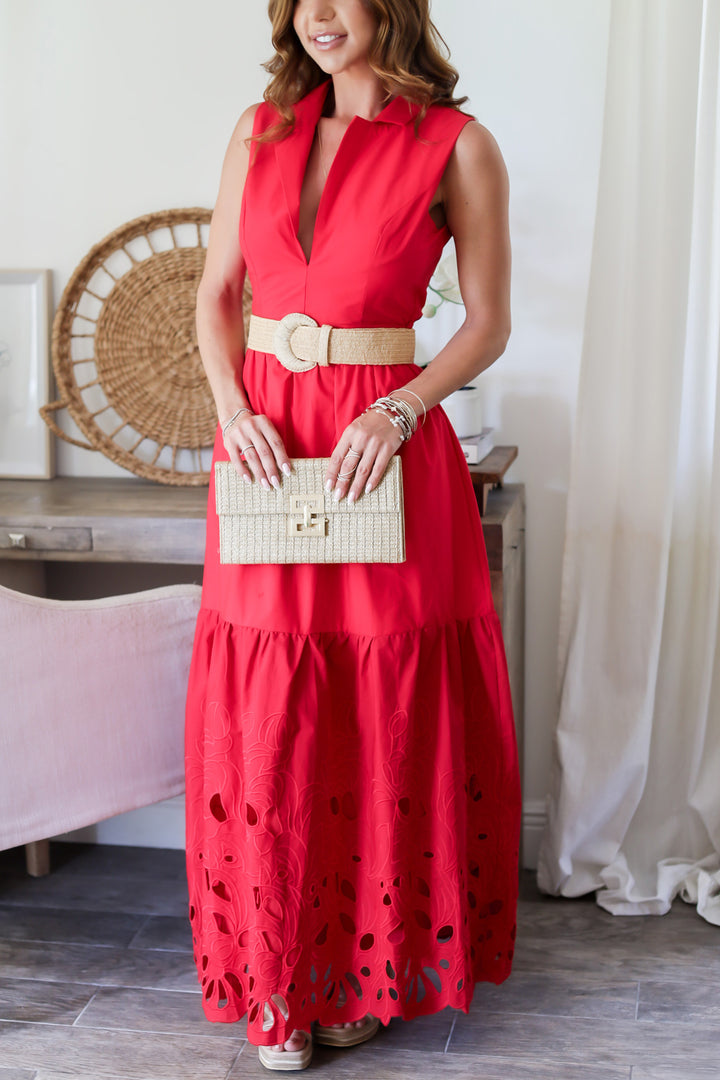 Medellin Belted Maxi Dress
