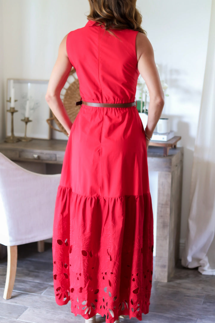 Medellin Belted Maxi Dress