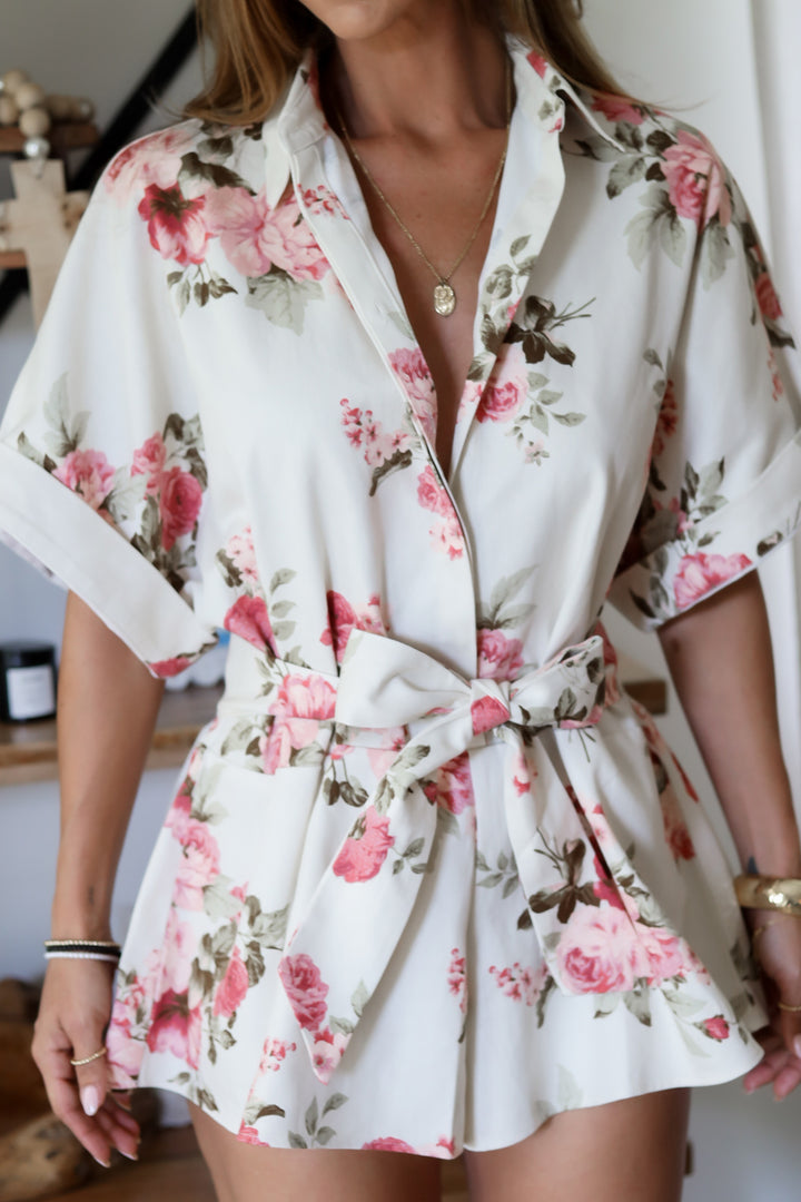 Floral Dreams Romper