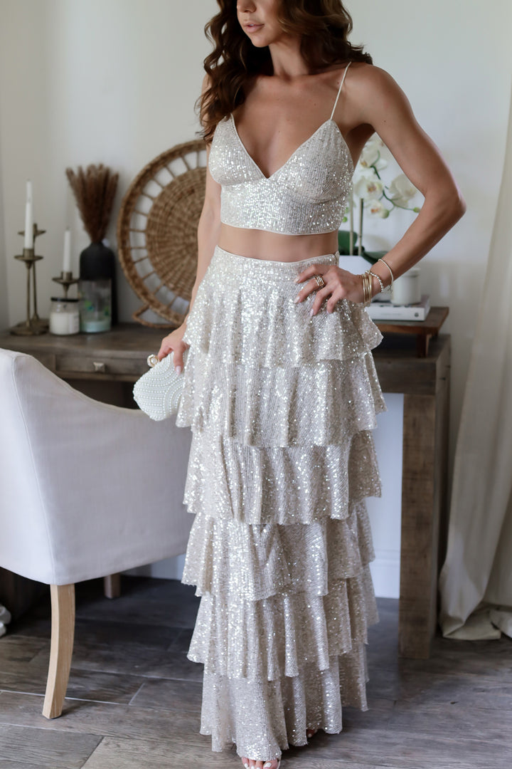 Willow Sequin Maxi Set