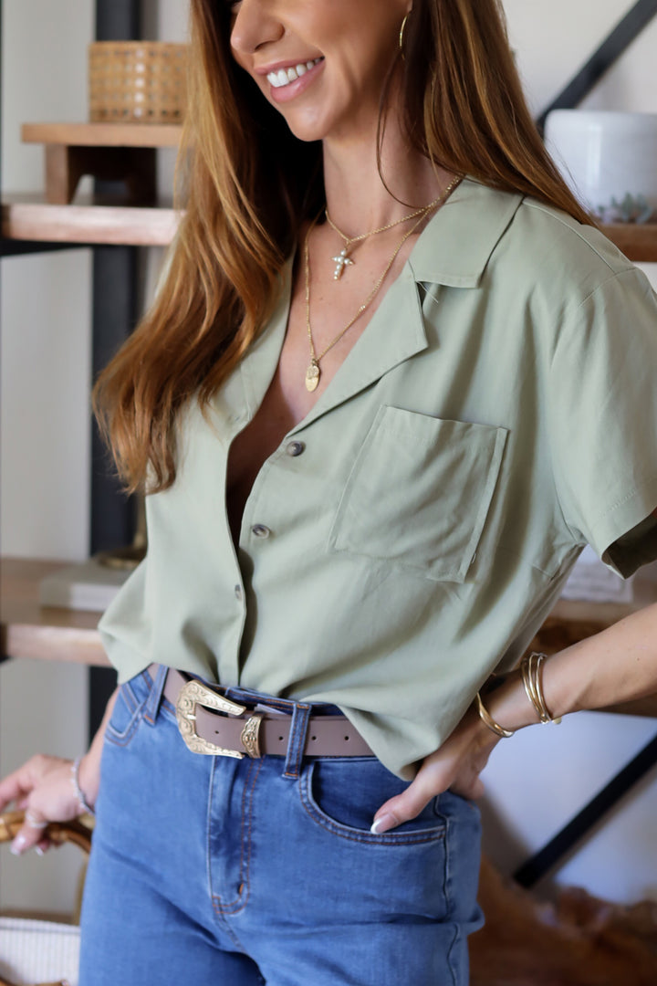 Savannah Button Up Blouse