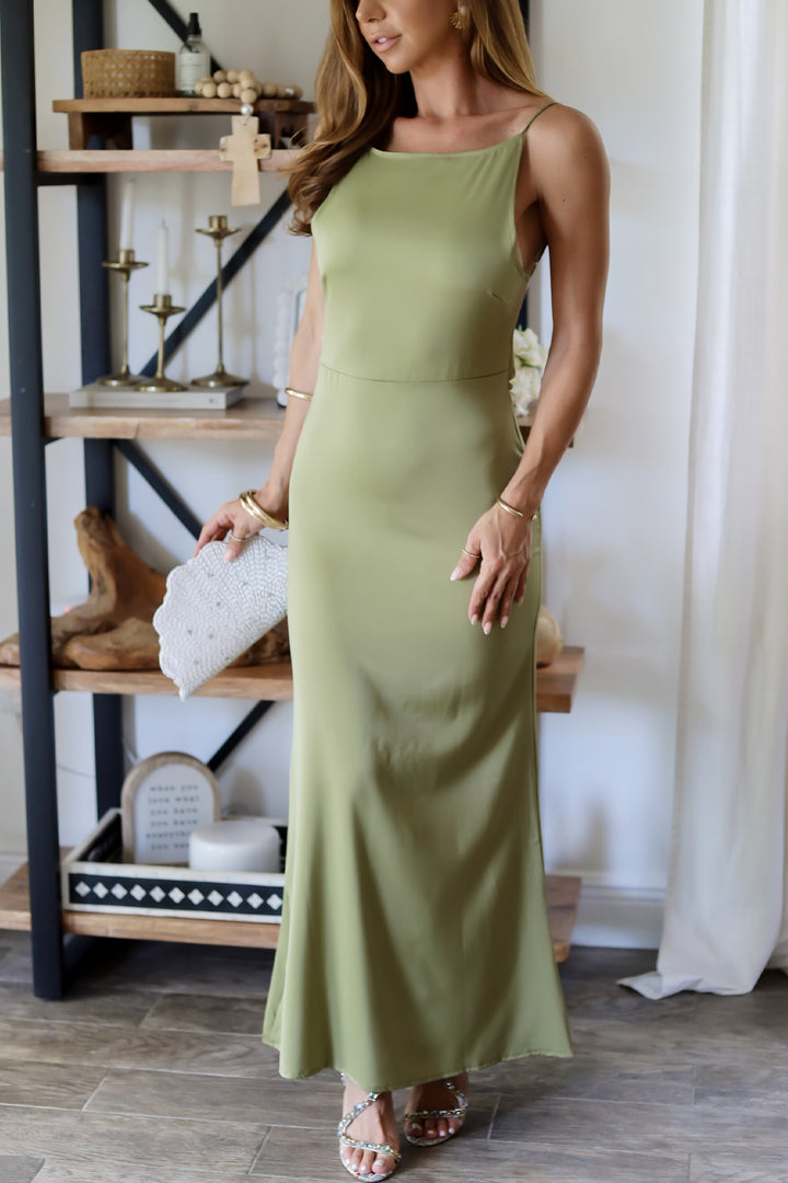 Ella Satin Dress
