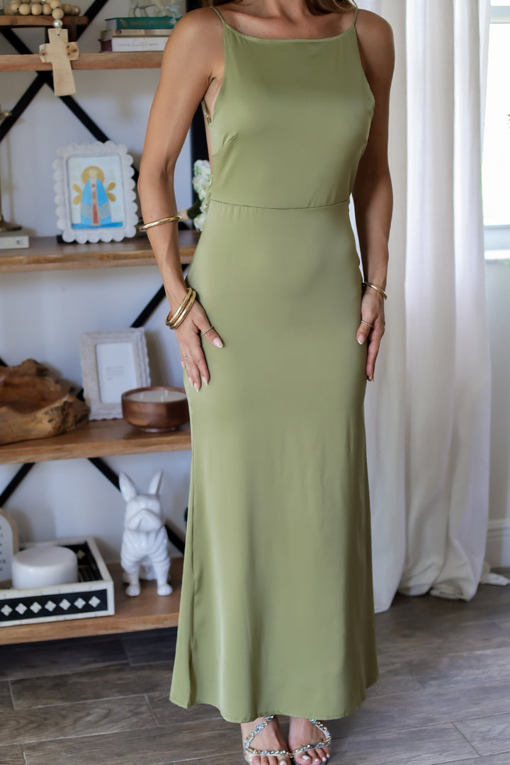 Ella Satin Dress