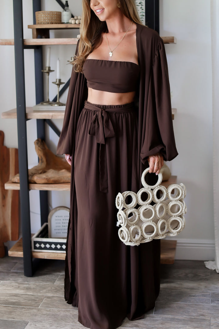 Isla 3pc Maxi skirt Set - 2 colors
