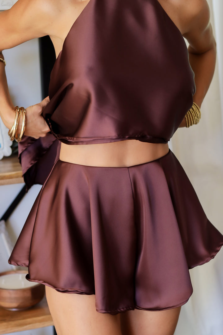 Satin Shores Set - Brown