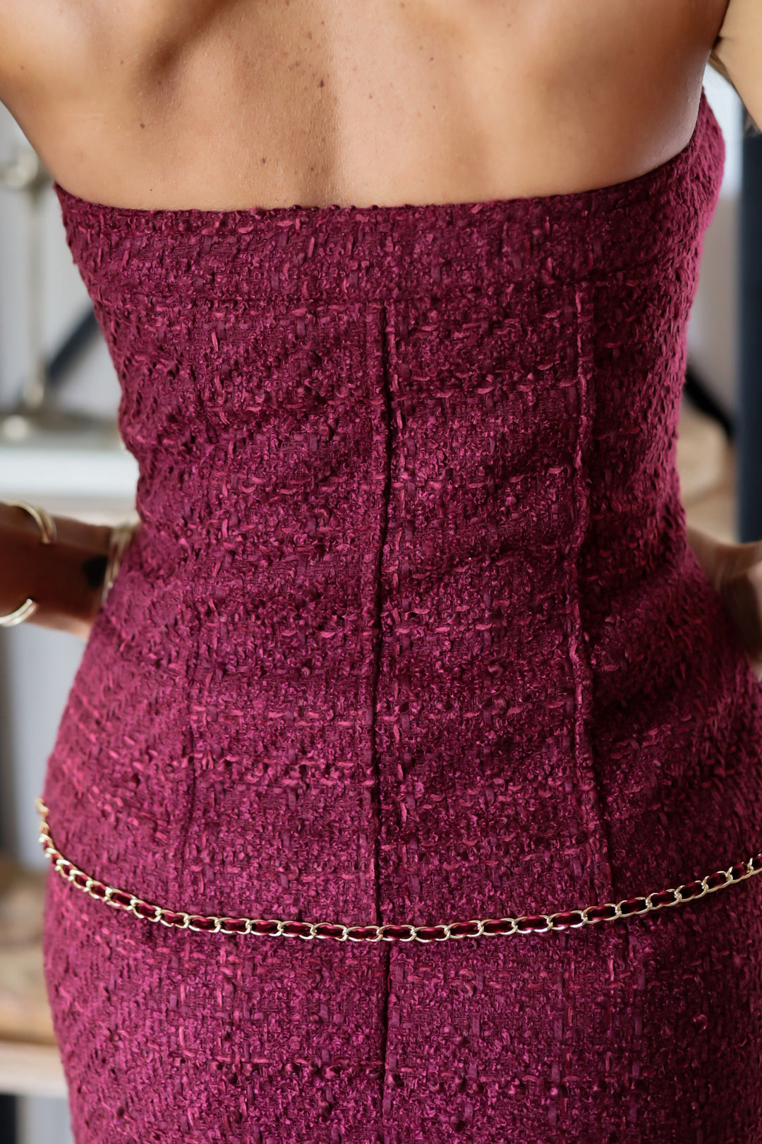 Charlotte Tweed Mini Skirt