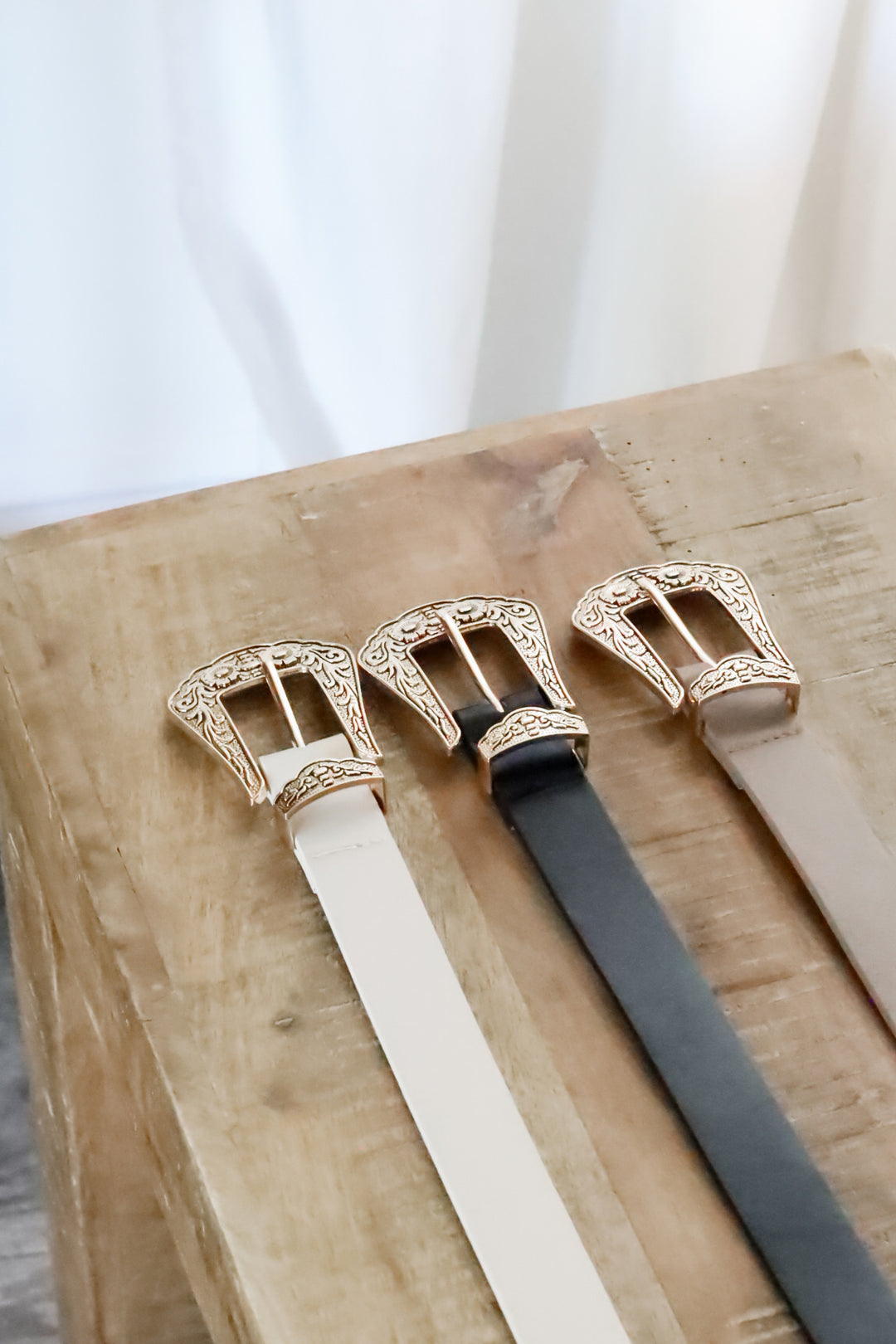 Dakota Western Buckle Belt- 4 Colors