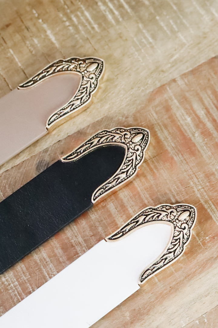 Dakota Western Buckle Belt- 4 Colors