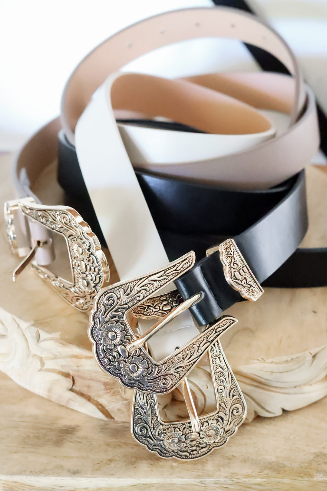 Dakota Western Buckle Belt- 4 Colors